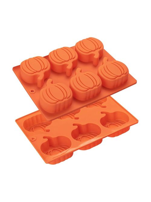 Silicone Pumpkin Molds, 2 Pack 