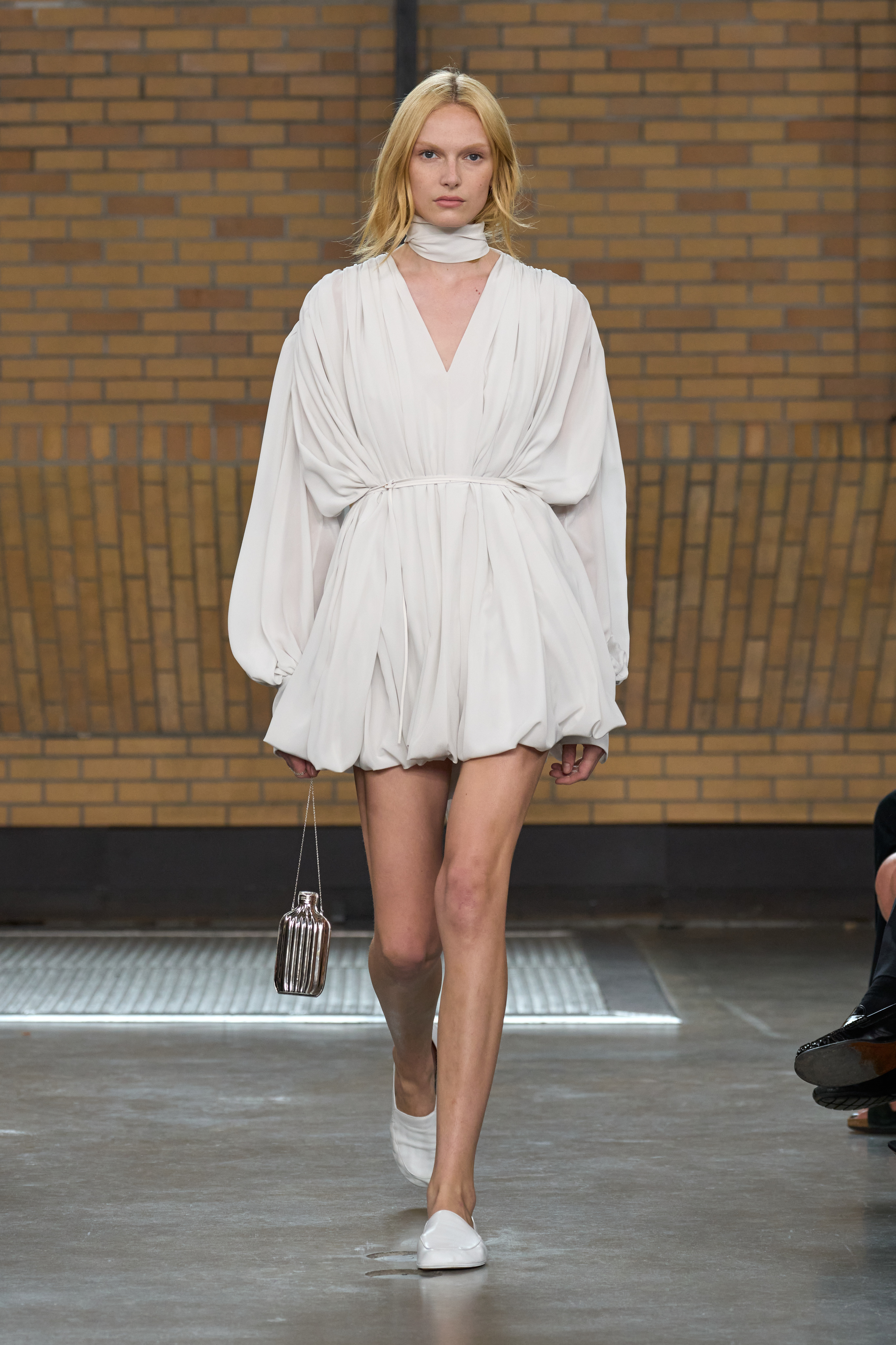 A model walks the calvin klein S/S 26 runway show.