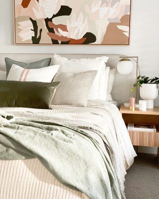 Modern cozy bedroom