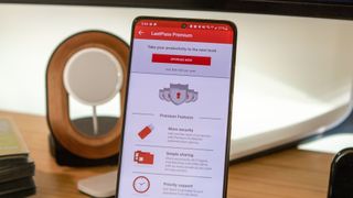 LastPass on the Galaxy S21 Ultra
