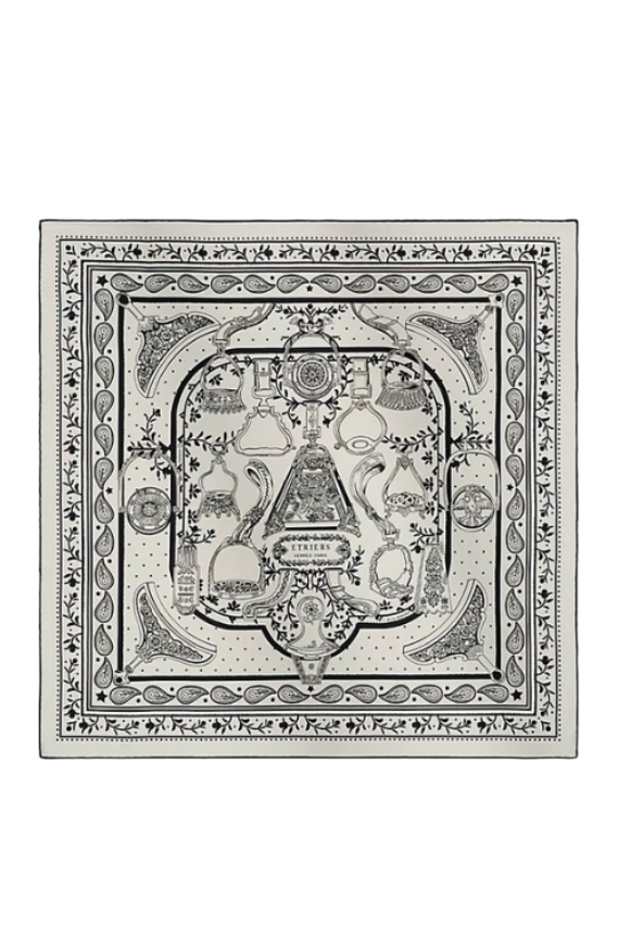 Herm&amp;egrave;s, Etriers Remix Bandana 55