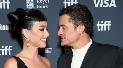 Katy Perry and Orlando Bloom attend the premiere of &quot;The Cut&quot; during the 2024 Toronto International Film Festival at Princess of Wales Theatre on September 05, 2024 in Toronto, Ontario.