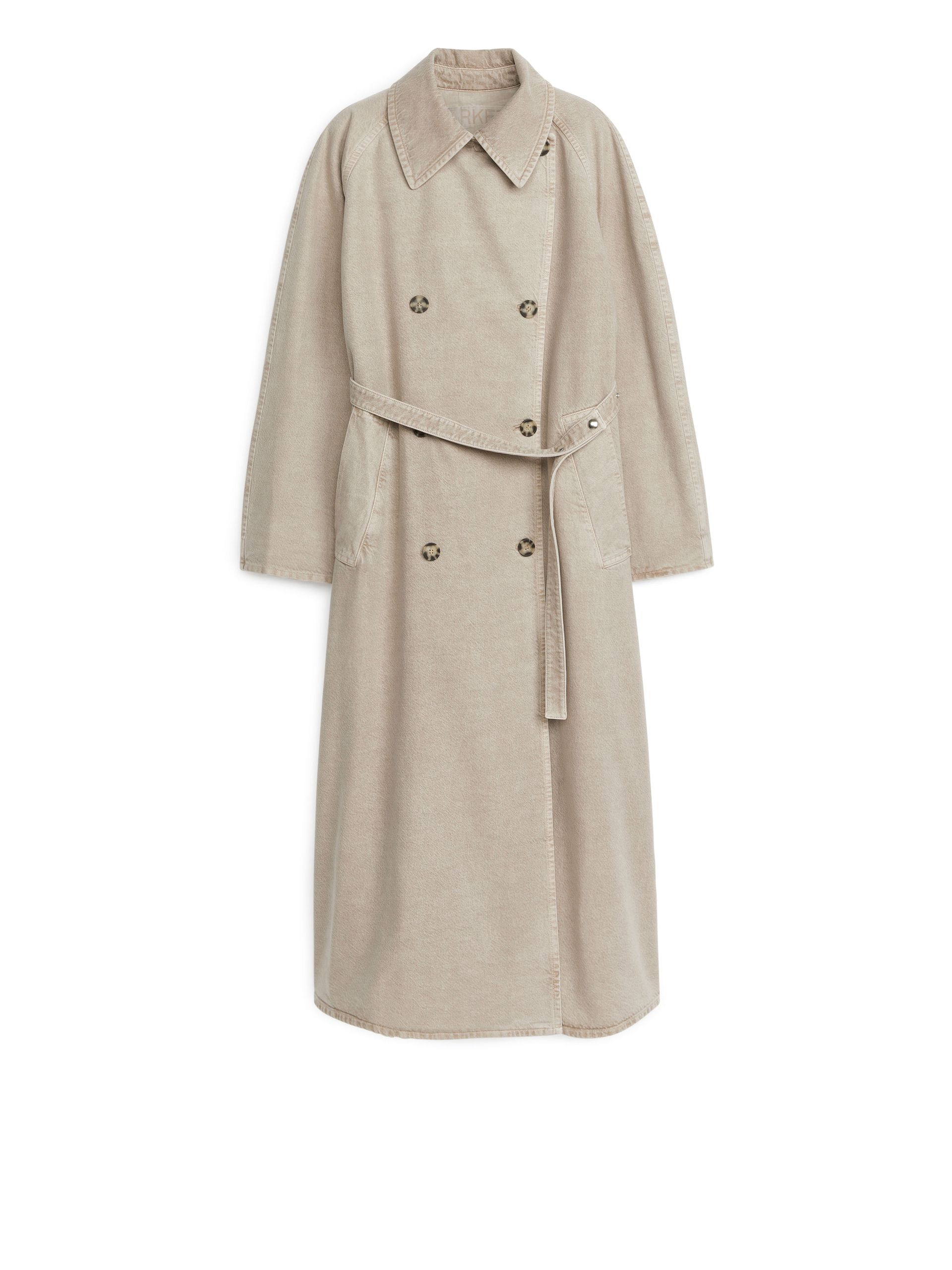 Garment-Dyed Trench Coat