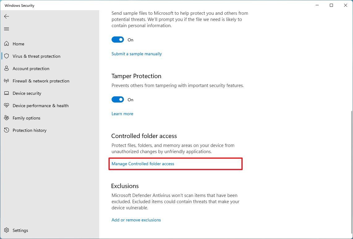 How to get started with Microsoft Defender Antivirus on Windows 11 ...