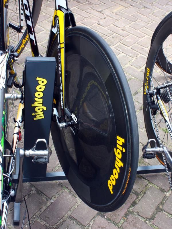 Marco Pinotti (HTC-Columbia) is using a HED Stinger Disc.