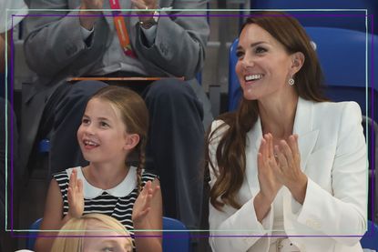 Kate Middleton and Princess Charlotte enjoy special day out, seen here at the morning session of the Swimming on day five of the Birmingham 2022 Commonwealth Games