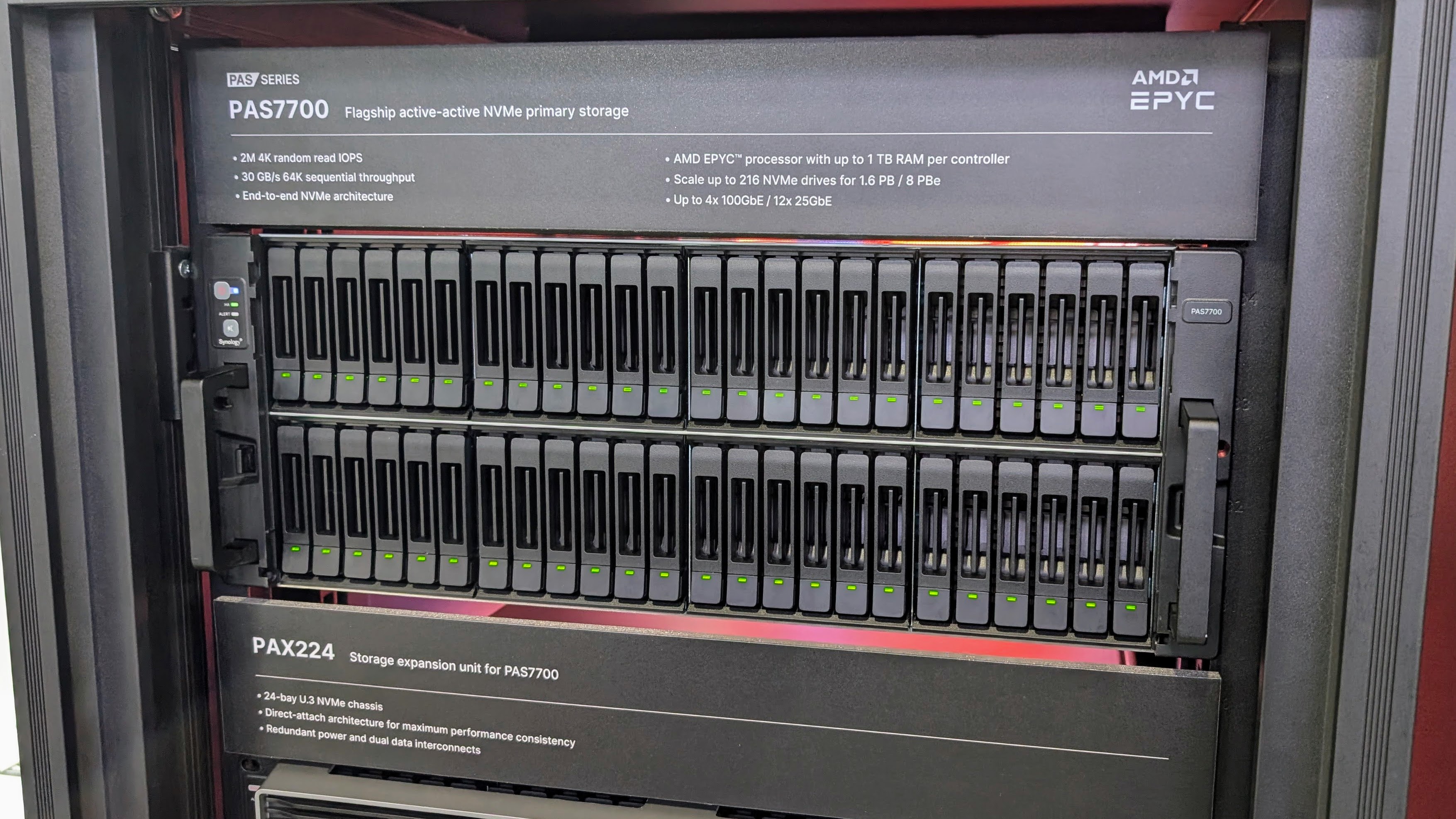 Synology PAS7700 at Computex 2025