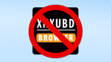 XNXubd Browser VPN logo overlaid with a red 'do not enter' symbol