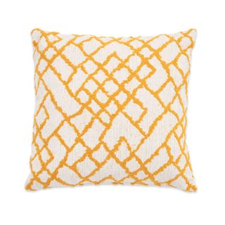 Yellow Geometric cushion Sazy