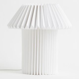 Pleated Paper Table Lamp