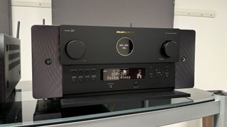 Marantz Cinema 30 AVR from front showing controls and display