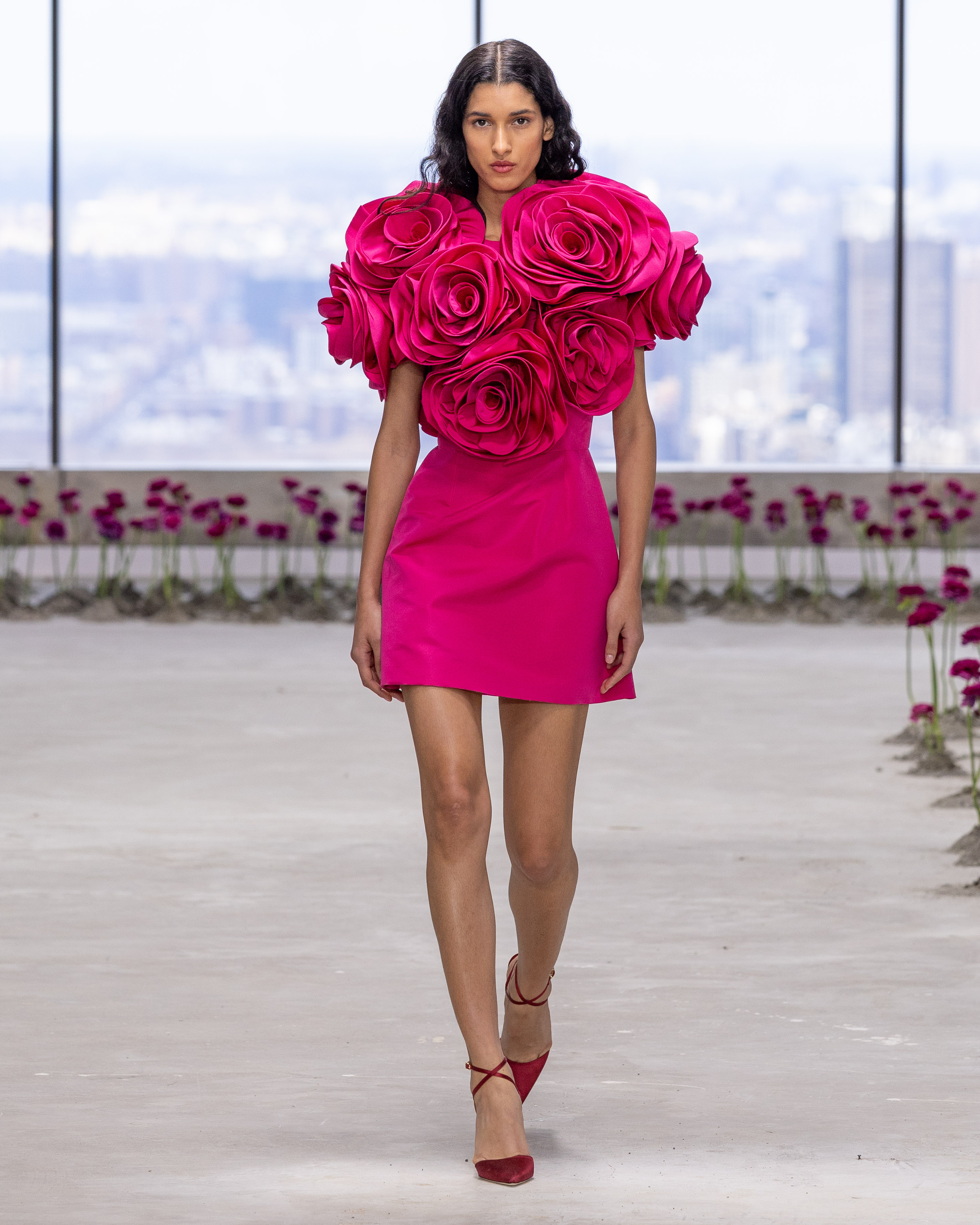 runway image from the Carolina Herrera F/W 25 collection