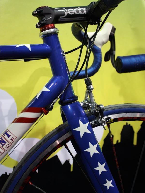 The special Steel Crown Jewel SE bike will come covered in a striking red, white and blue paint job.