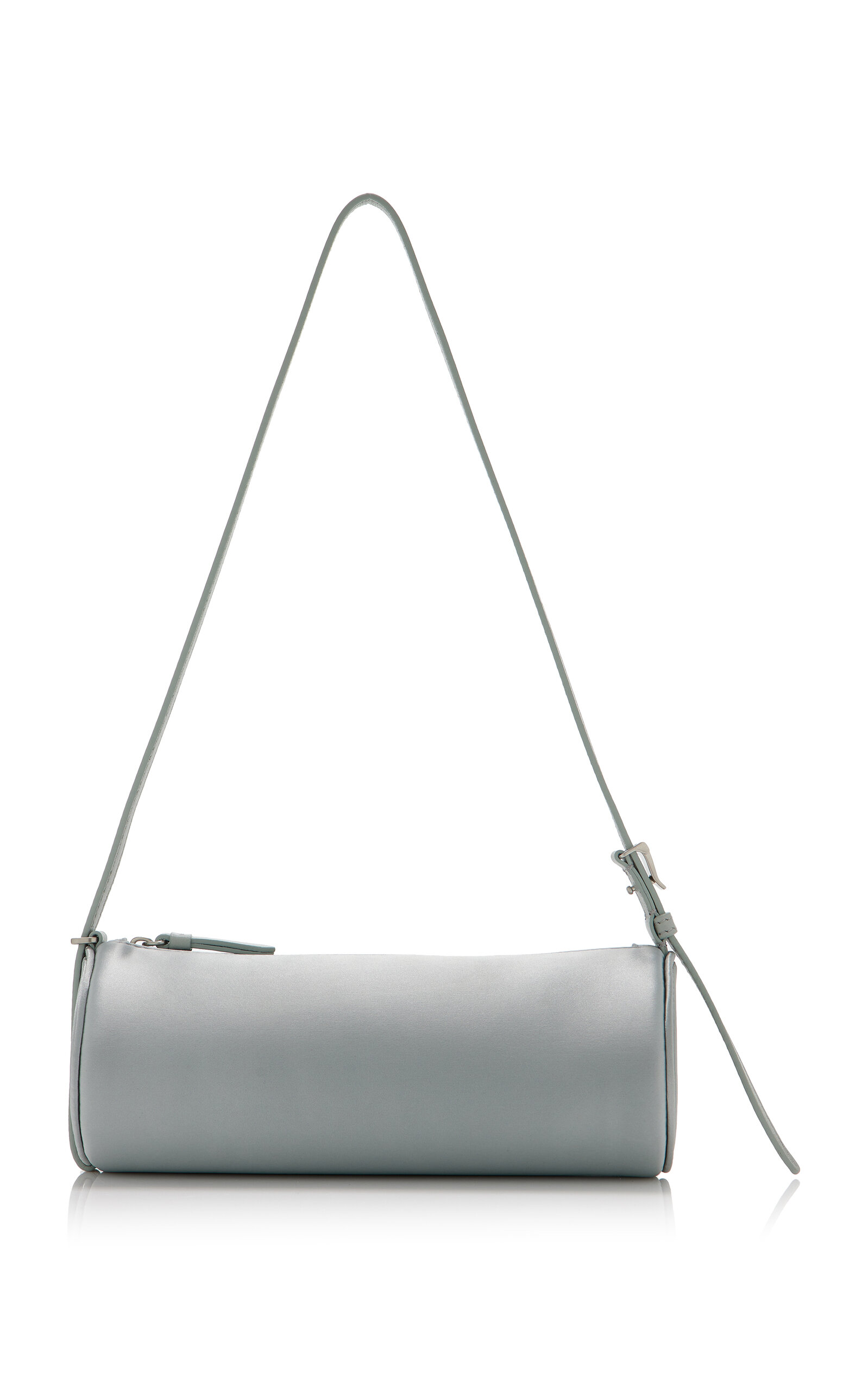 Silo Satin-Leather Shoulder Bag