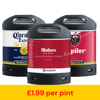 Black Friday World Lager Keg Pack:&nbsp;was £110.70, now £81.92 at PerfectDraft