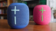 Ultimate Ears Wonderboom 4 in blue and pink