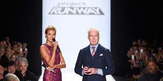 Heidi Klum and Tim Gunn in Project Runway