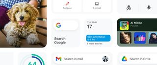 iOS Widgets for Google Drive, Search, Gmail, and YouTube Music Photos