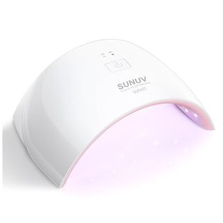 Sunuv Uv Led Nail Lamp, Uv Light for Nails Dryer for Gel Nail Polish Curing Lamp With Sensor 2 Timers Sun9c Pink Gift for Women Girls