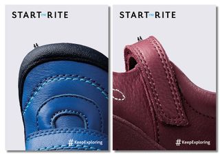 Start-rite Shoes rebrand, by Studio Sutherl&