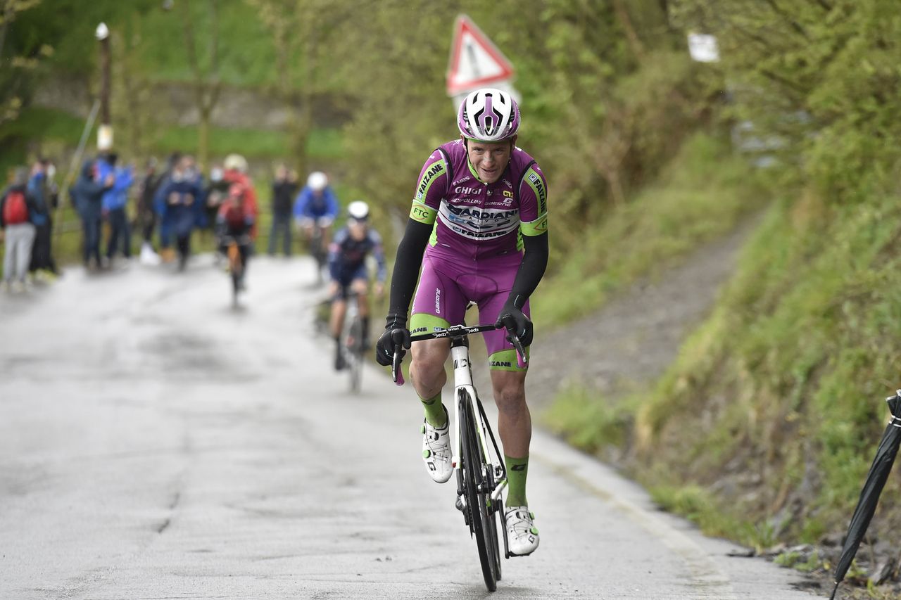 Giro d'Italia 2021 - 104th Edition - 4th stage Piacenza - Sestola 187 km - 11/05/2021 - Filippo Fiorelli (ITA - Bardiani CSF Faizane') - photo Tommaso Pelagalli/BettiniPhoto&Acirc;&copy;2021