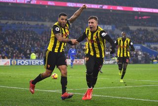 Watford forwards Troy Deeney and Gerard Deulofeu will be out to prevent Manchester City from adding the FA Cup to their growing trophy haul