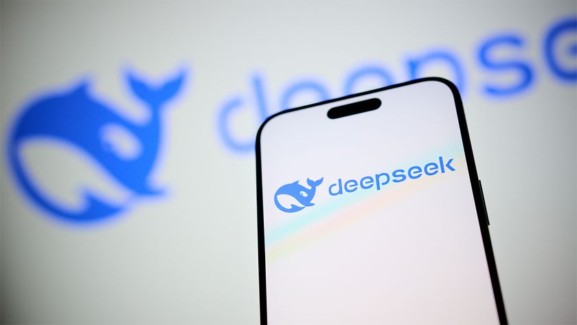 DeepSeek logo on mobile phone