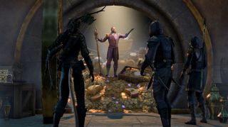 Screenshot from the trailer for The Elder Scrolls Online's first season, Return of the Thieves Guild.