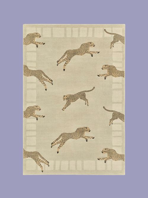 Leaping Cheetah Sand Rug by Scalamandr&eacute;