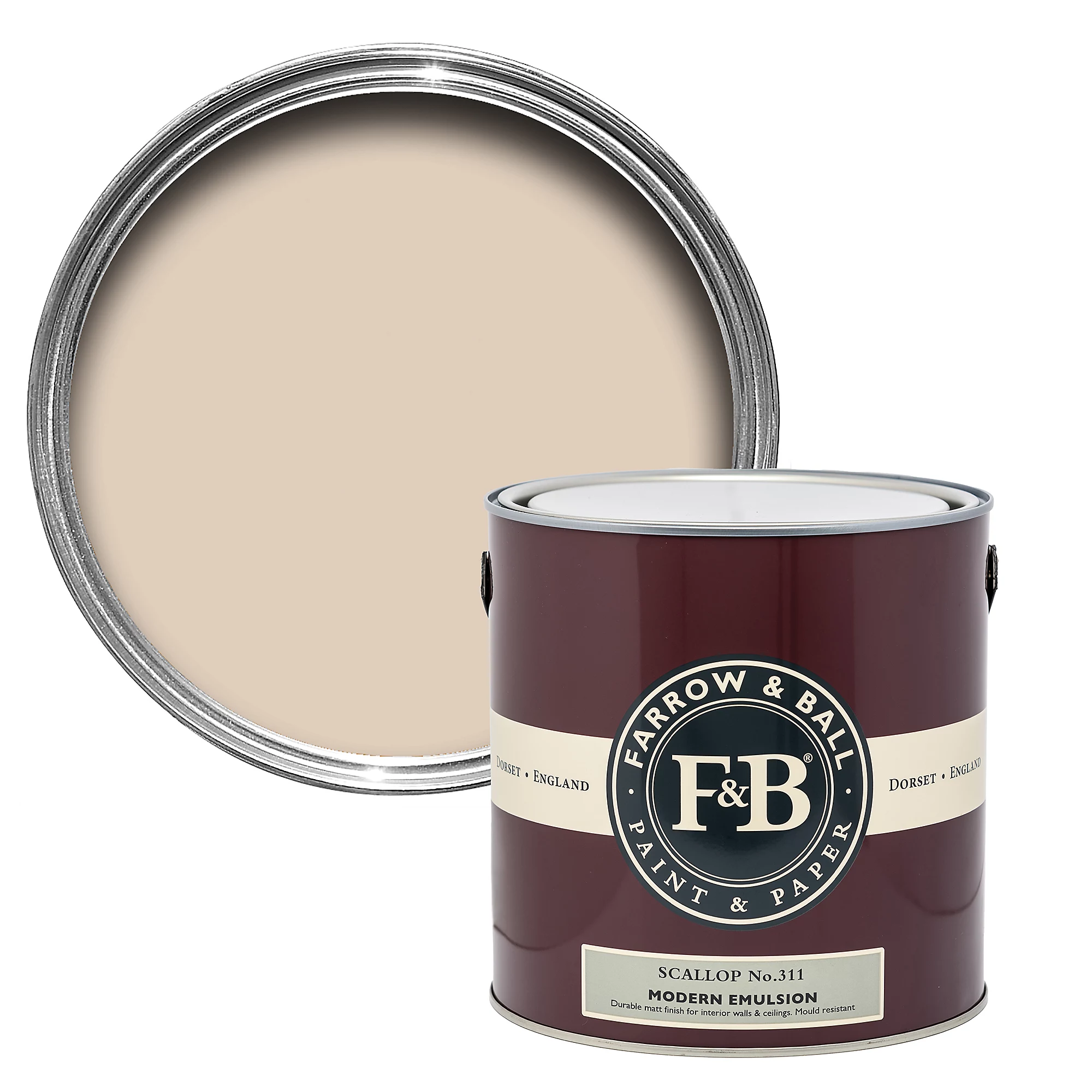 Scallop no 311 modern emulsion from Farrow &amp;amp; Ball