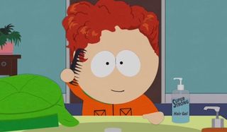 Kyle without his hat on South Park