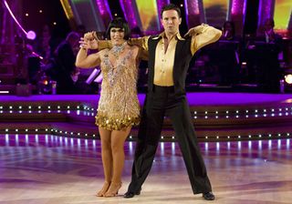 The pair performed an energetic salsa - but the judges gave them a lukewarm response