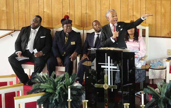 Rev. Al Sharpton speaks at Corey Jones&amp;#039; funeral