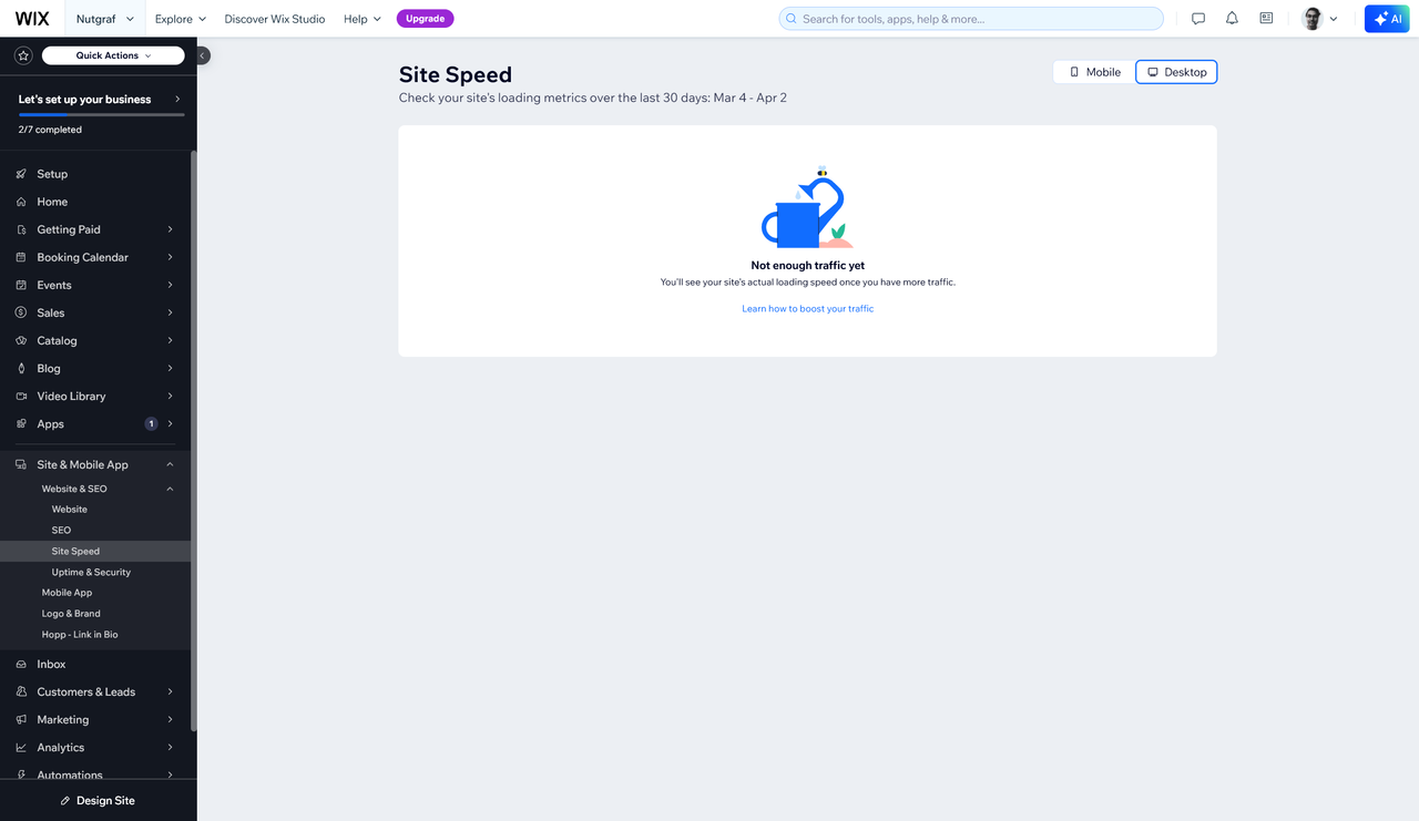 Wix performance tools