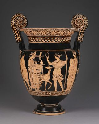 Lucanian Red-Figure Volute Krater