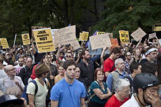 occupy wall street protest. calling a group radical or extreme undermines support 