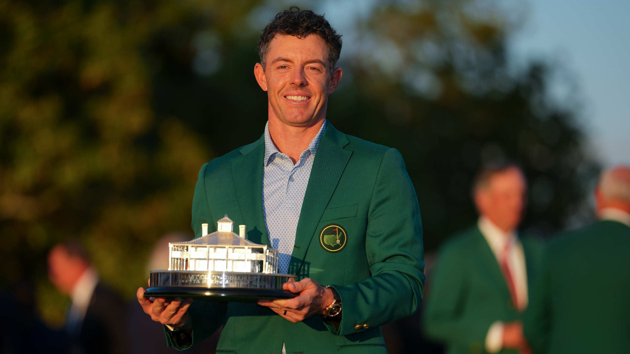 Rory McIlroy with The Masters trophy