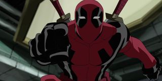 Deadpool on the animated Ultimate Spider-Man series