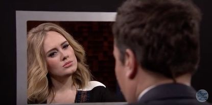 Adele on "The Tonight Show."