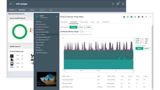 The HPE DL365 user interface