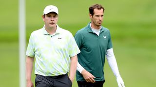 Robert MacIntyre and Andy Murray at the BMW PGA Championship Celebrity Pro-Am