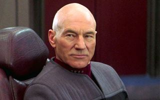 Actor Patrick Stewart says he would consider a return to "Star Trek" to work with director Quentin Tarantino.