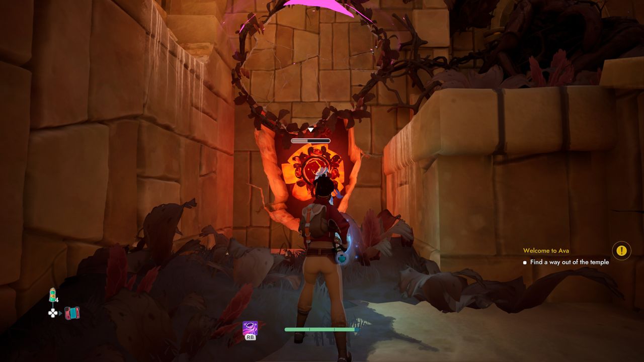 Screenshot of Creatures of Ava running on Xbox Series X.