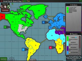 A map of the Earth in Warzone dot com