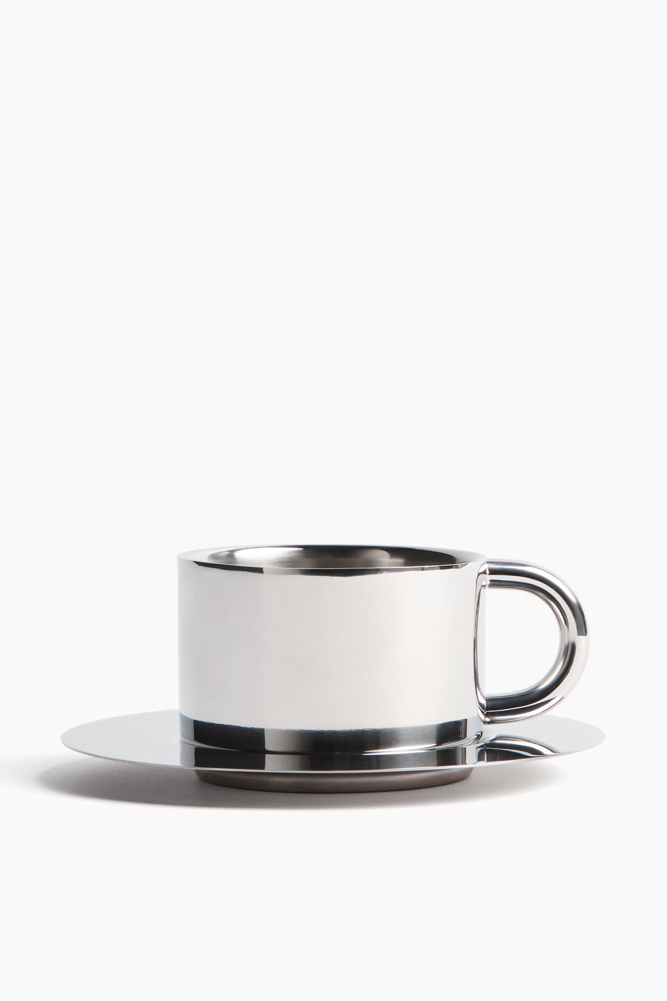 H&amp;amp;M, Stainless Steel Cup and Saucer