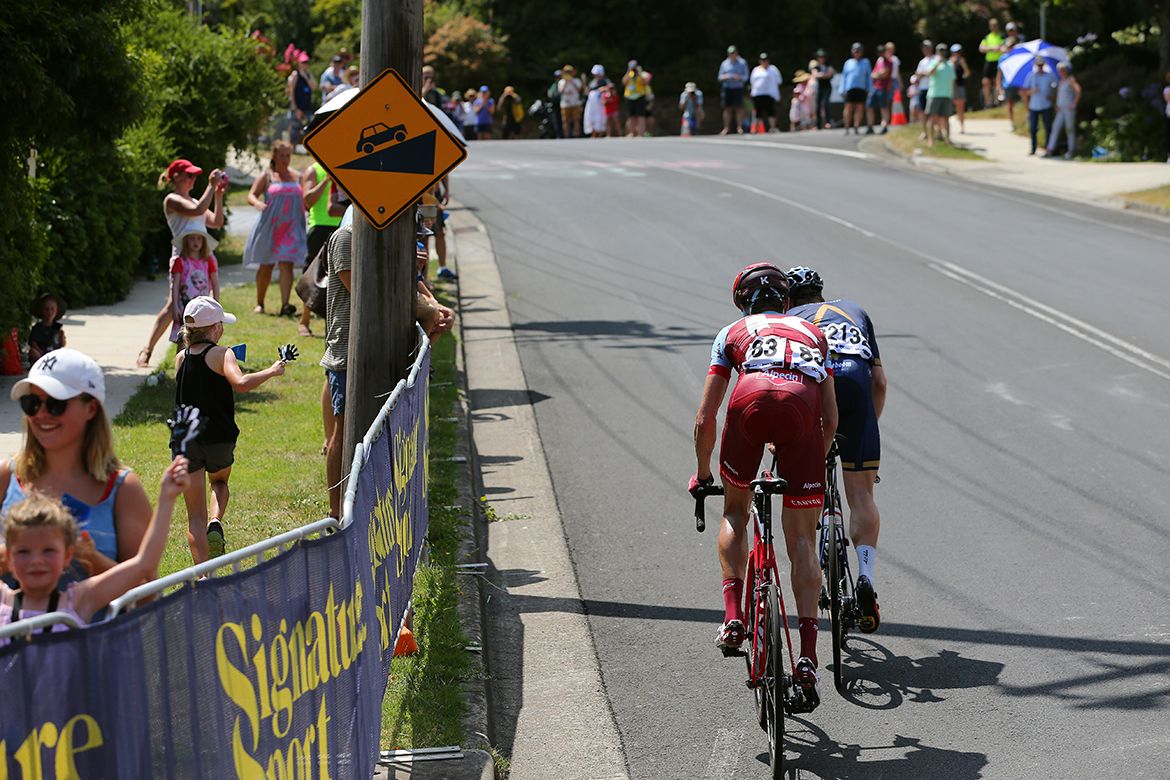Pavel Kochetkov and Lasse Norman Hansen off the front