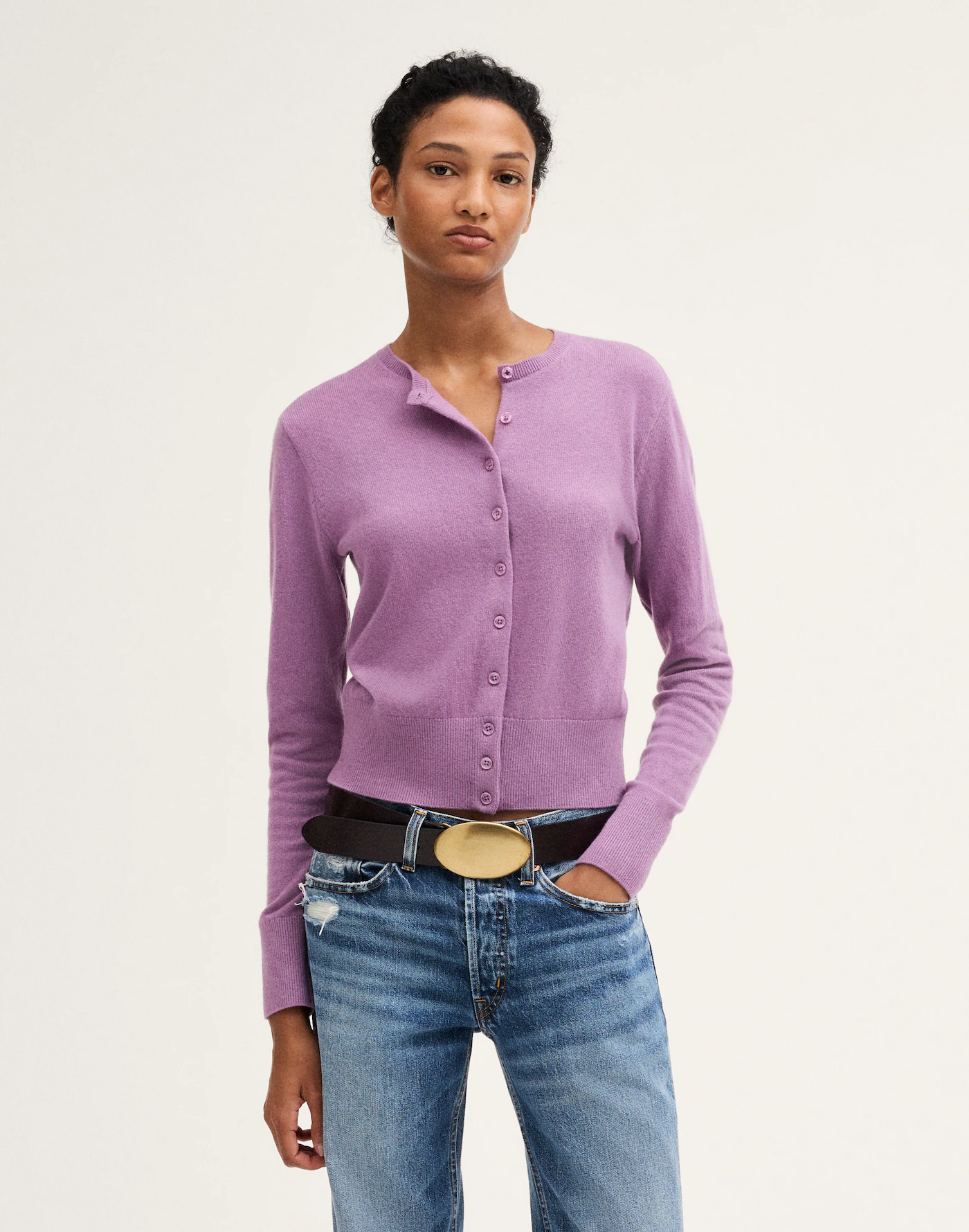 The Sophia Cardigan in 100% Softwool