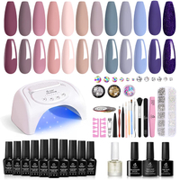 Beetles 12 Colors Gel Nail Polish Starter Kit with UV Light: $49.99 $34.99 (save $15) | Amazon