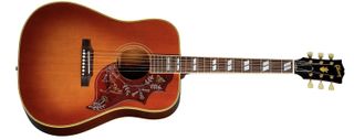 Gibson's 1960 Hummingbird Heritage Cherry Sunburst Light Aged acoustic guitar