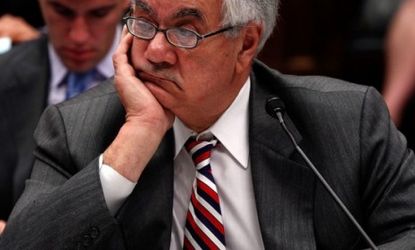 Long-time Massachusetts Congressman Barney Frank may have to work to keep his seat this election year.